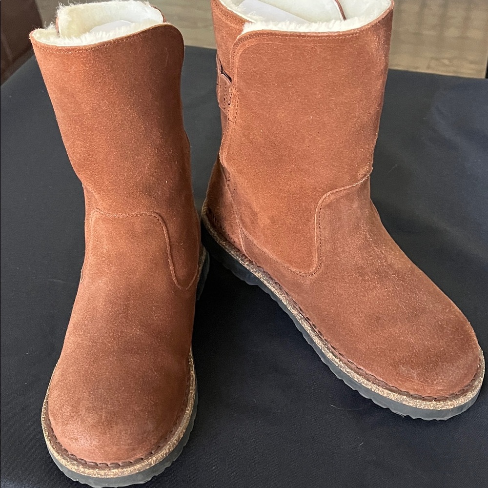 BIRKENSTOCK “Uppsala Shearling” in Espresso, Size 37! EUC!